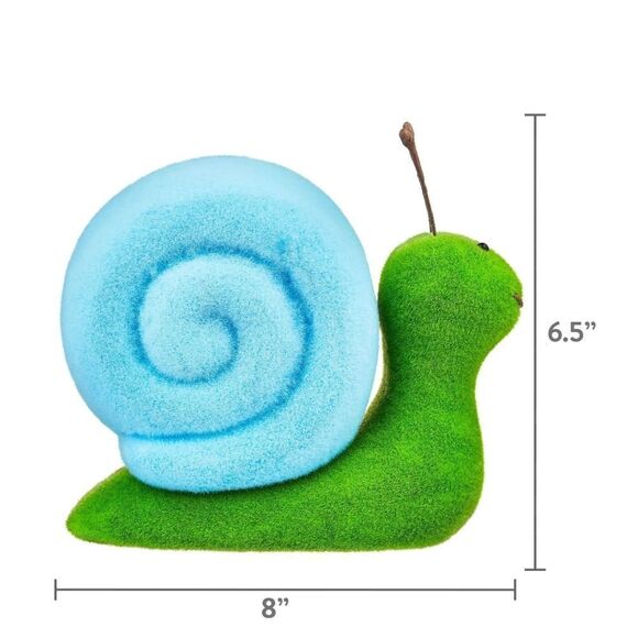 Nwt Easter Blue and Green Snail Tabletop Decoration, 8.4 in x 7.4 in - Picture 5 of 5